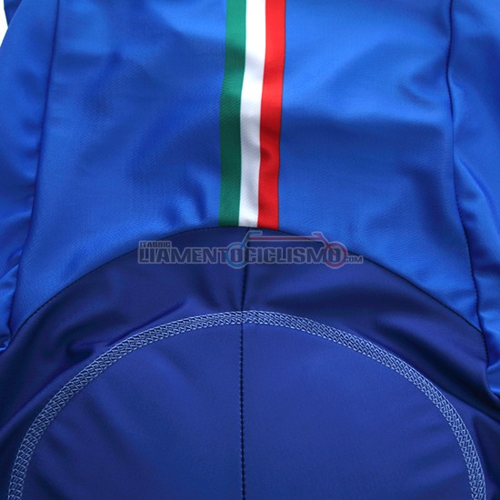 Abbigliamento Ciclis Italia Manica Corta 2018 Blu